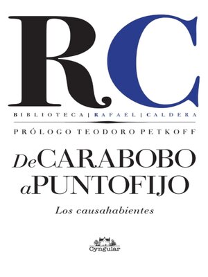cover image of De Carabobo a Puntofijo